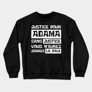 Justice Pour ADAMA Crewneck Sweatshirt